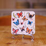 Melamine And Cork Butterflies Coasters, thumbnail 5 of 6