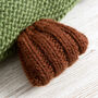 Pine Tree Cushion Knitting Kit, thumbnail 5 of 8