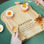 Personalised Engraved Egg And Toast Board Gift For Friends, thumbnail 5 of 6