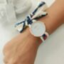 Blue Red Changeable Women Cotton Strap Wrist Watch, thumbnail 8 of 9