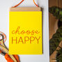 Choose Happy Banner Embroidery Kit, thumbnail 2 of 4