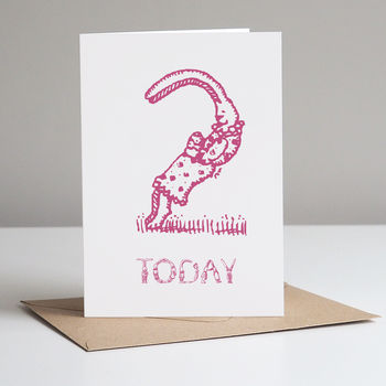 Girls, Cute Bunny Birthday Card. Ages One To Five, 3 of 5