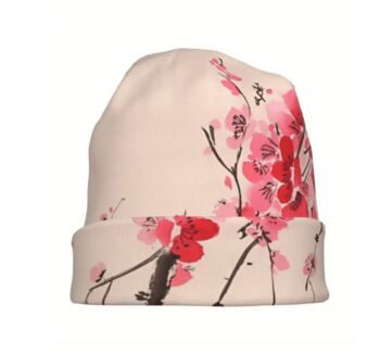 Chemo Headwear Beanie Hat Bandana Pink Flowers Super Soft, 2 of 6
