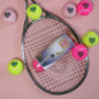 Tennis Lovers Heart Motif Tennis Balls, thumbnail 8 of 12