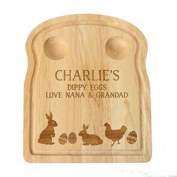 Personalised Easter Bunny Dippy Egg Board, 5 of 5