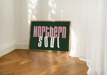 Northern Soul Typography Print, 2 of 3