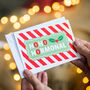 'Ho Ho Hormonal' Funny Christmas Card For Women, thumbnail 3 of 4