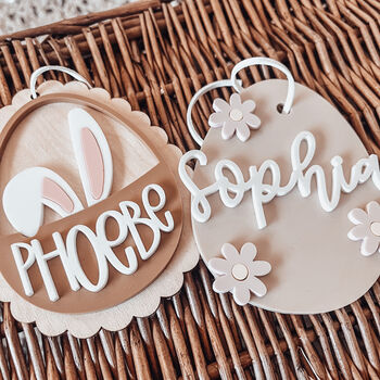 Easter Basket Personalised Gift Tag, 2 of 2