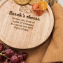 Personalised Deep Groove Cheese Chopping Board, thumbnail 2 of 4