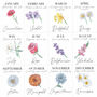 Personalised Birth Flower Gin, thumbnail 3 of 4