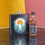 Personalised Dad's Adventure Fuel Travel Hip Flask, thumbnail 2 of 2