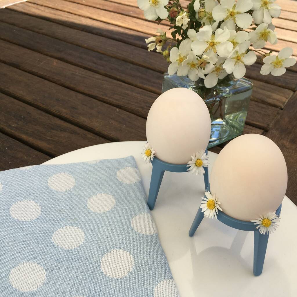 Blue Rocket Egg Cups, Set Of Two, 1 of 2