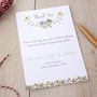 Personalised Floral Christening Thank You Cards, thumbnail 4 of 4