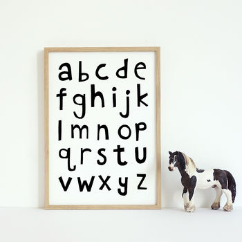 Children's Alphabet Poster Lower Case, 3 of 4