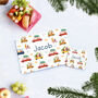 Personalised Animal Cars Christmas Placemat Set, thumbnail 1 of 4
