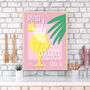 Pina Colada Cocktail Print Four Colour Options, thumbnail 5 of 8