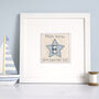 Personalised New Baby Boy / Christening Picture Gift, thumbnail 1 of 12