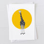 Giraffe Spot Card, thumbnail 1 of 2