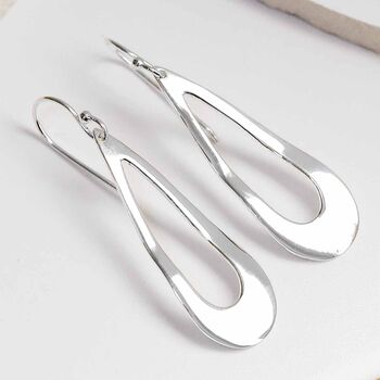 Sterling Silver Sway Earrings, 3 of 5