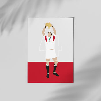 Martin Johnson England Rugby Poster Print, 3 of 4
