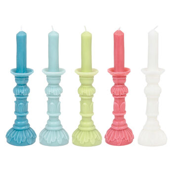 Colourful Decorative Candlestick Candle, 10 of 12