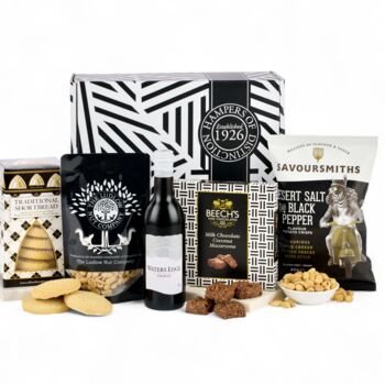Geometric Wine And Treats Gift Box, 5 of 5