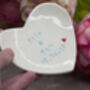 Personalised Wedding Gift Ring Dish Letterbox Friendly, thumbnail 6 of 7