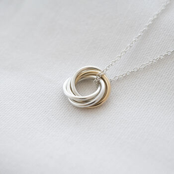 50th Gold And Silver Necklace, 3 of 12