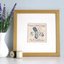 Personalised Blue Flower Card For Any Occasion, thumbnail 5 of 12