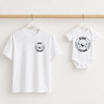 Personalised First Father's Day Daddy And Me Matching Set Golf, 2 of 3