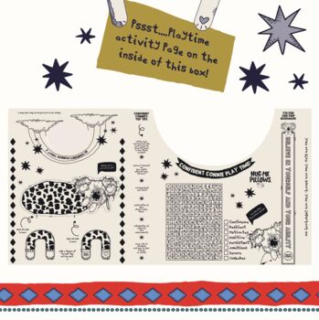 Confident Connie Mindful Pillowcase With Cuddle Arms And Pocket For The Tooth Fairy, 8 of 11