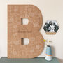 Personalised Wooden Letter Guest Book, thumbnail 6 of 7
