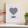 'Follow Your Heart' Personalised Print, thumbnail 3 of 7