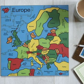 Countries Of Europe Wooden Jigsaw Puzzle, 6 of 7