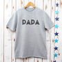 Father's Day Papa Men's T Shirt, thumbnail 2 of 3