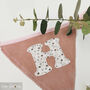 Bunting Pink Velour Personalised Baby Nursery Decor, thumbnail 12 of 12