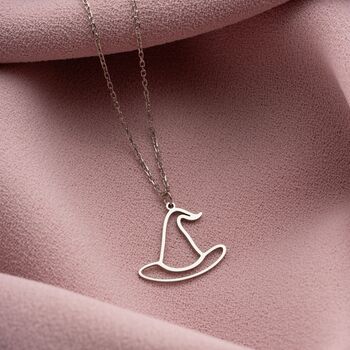 Little Book Of Spells Witch Hat Necklace, 4 of 9