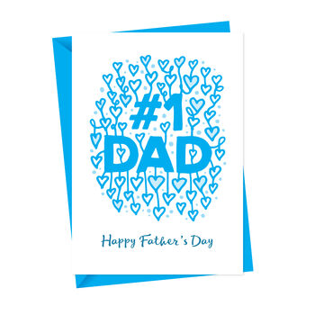 Number One Dad Father's Day Card, 3 of 3
