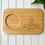 Coffee Lovers Personalised Wooden Drink And Biscuit Board, thumbnail 4 of 4