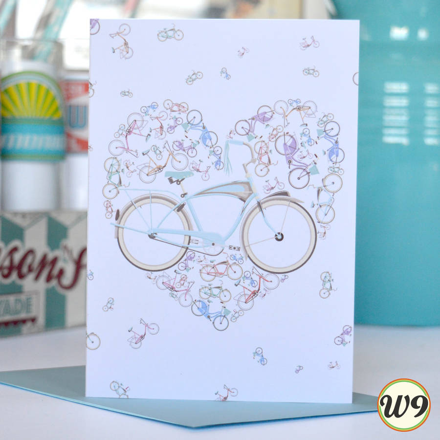 bicycle greeting cards