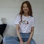 Embroidered Woodland Animals T Shirt, thumbnail 2 of 5