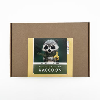 Needle Felting Kit, Raccoon, 8 of 10