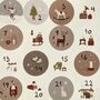 Scandi Christmas Advent One 24 Stickers, Bags, Boxes, thumbnail 4 of 11