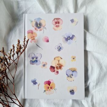 Pansy Print Notebook, 2 of 4