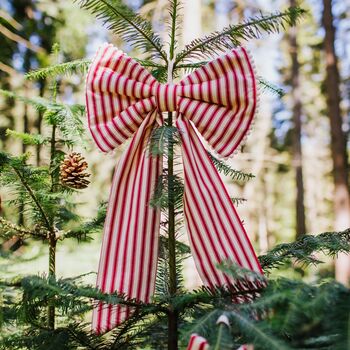 Decorative Hanging Fabric Door Bow, 3 of 12