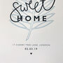 Personalised Home Letterpress Palm Print, thumbnail 3 of 3