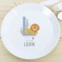 Personalised Animal Alphabet Melamine Plate, thumbnail 6 of 6