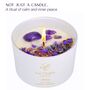 Luxury Lavender Soy Candle With Amethyst Crystals Travel Size, thumbnail 2 of 10