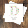 Personalised Initial Birthday Card, thumbnail 4 of 12