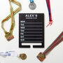 Personalised Running Plan And Medal Display Board, thumbnail 4 of 8